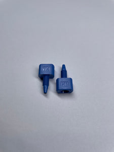 Fingertight fitting for H-Cube Mini Plus Blue